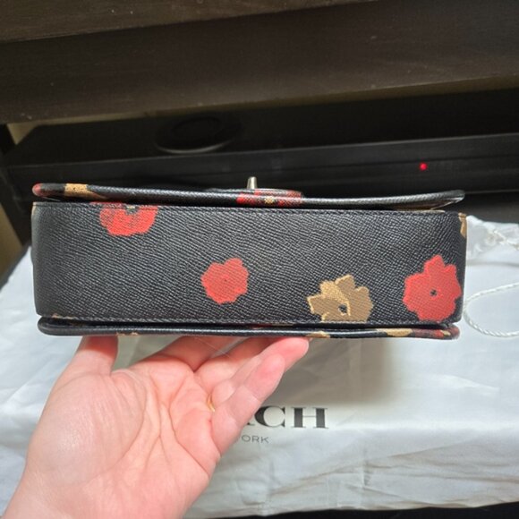 Coach Page Floral Print Shoulder Bag - Picture 8 of 11